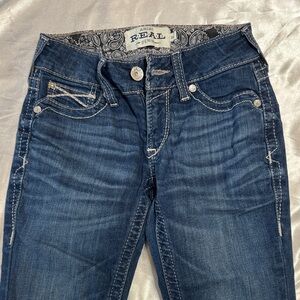 Ariat Women's Dark Blue Boot Cut Jeans